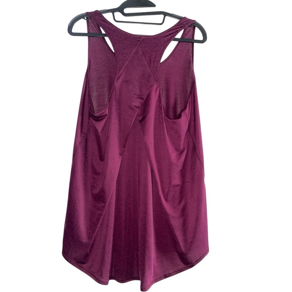 Lululemon Athletica Women's Essential Pleated Marvel Red Purple Tank M/L (8-10) - Picture 11 of 12